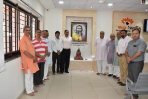 Shri Suresh Bhaiyaji Joshi's visit at Madhav Netralaya